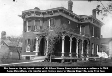 Bennethum house  on Rt 26 and Cherry